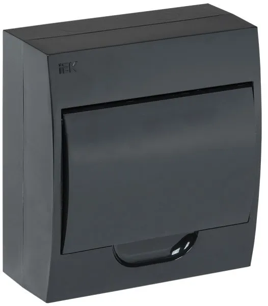 KREPTA 3 Корпус пластиковый ЩРН-П-8 IP41 черная дверь черный IEK