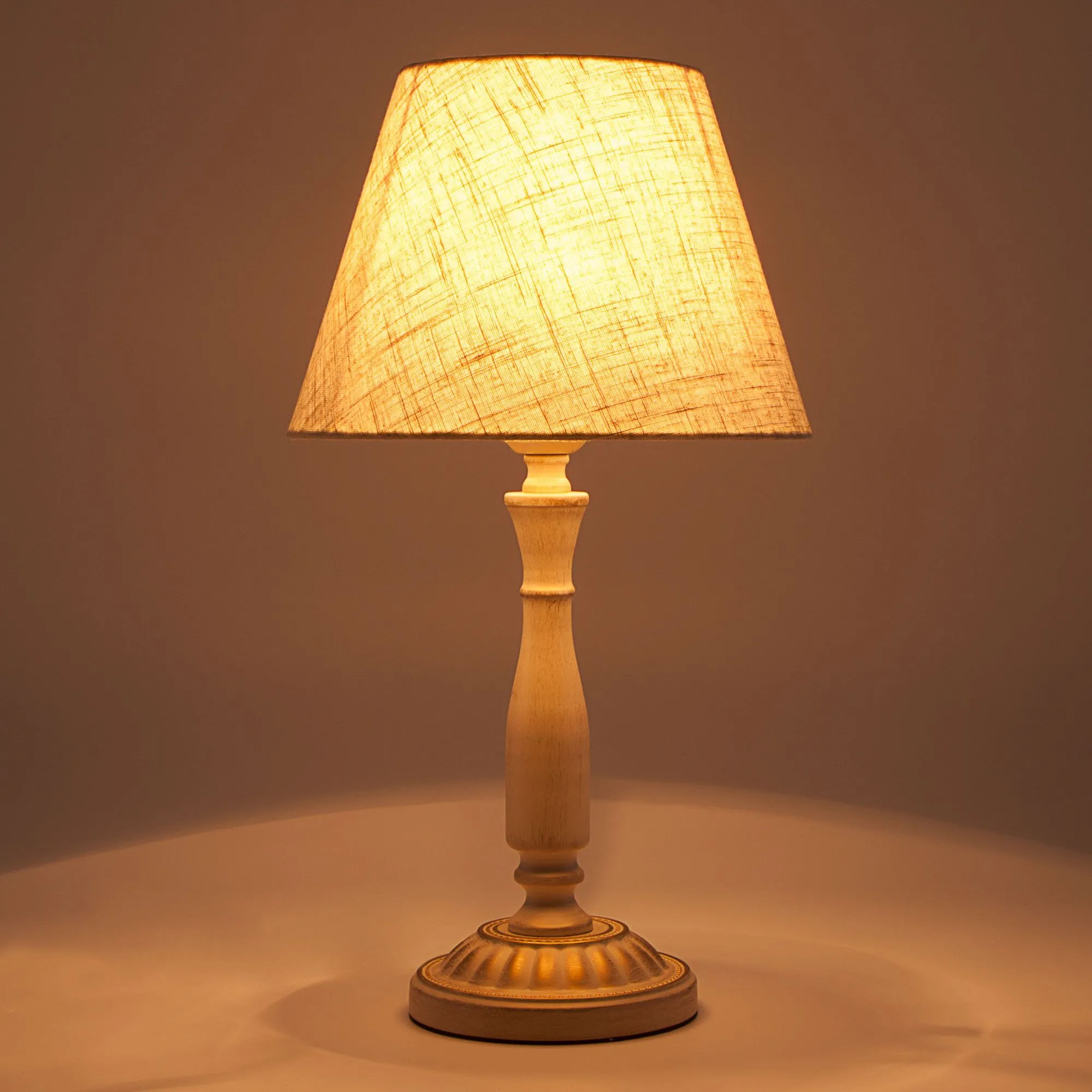 Классическая настольная лампа 01060/1 белый с золотом Eurosvet - Фото 2