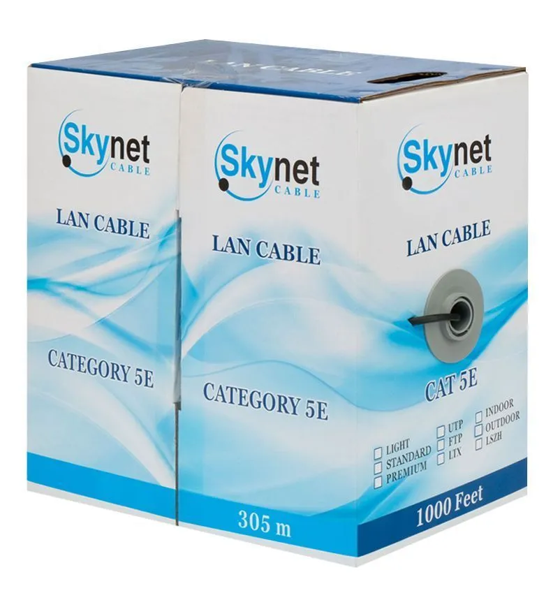 Кабель витая пара кат. 5е UTP indoor 2x2x24AWG бухта 500м