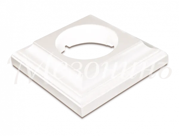 Рамка одноместная "Престиж" белая, для наружного и внутреннего монтажа, ТМ "МезонинЪ" GE70706-01