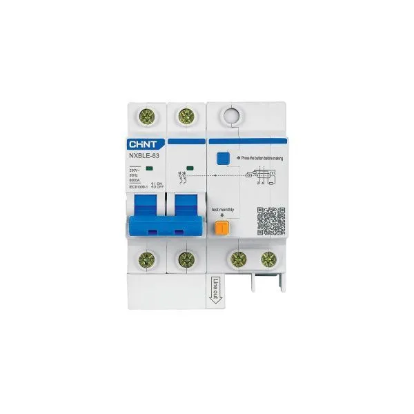 Диф. автомат NXBLE-63 2P C50 30мА тип AC 6кА (R)