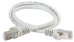 ITK Коммутационный шнур (патч-корд) кат.6 FTP 1м серый