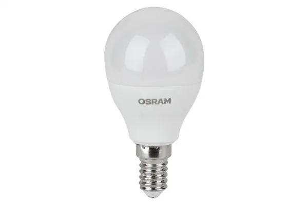 Лампа светодиодная "Шар" 7Вт 560лм 6500К E14 OSRAM
