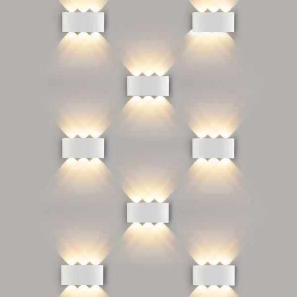 Светильник светодиодный уличный настенный Twinky trio белый 1551 TECHNO LED Elektrostandard - Фото 3