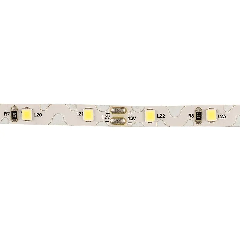 Лента светодиодная 12В, SMD2835, 60 LED/м, 6000К, 6мм, 5м, S-образная плата, напыление силикона, IP6 - Фото 2
