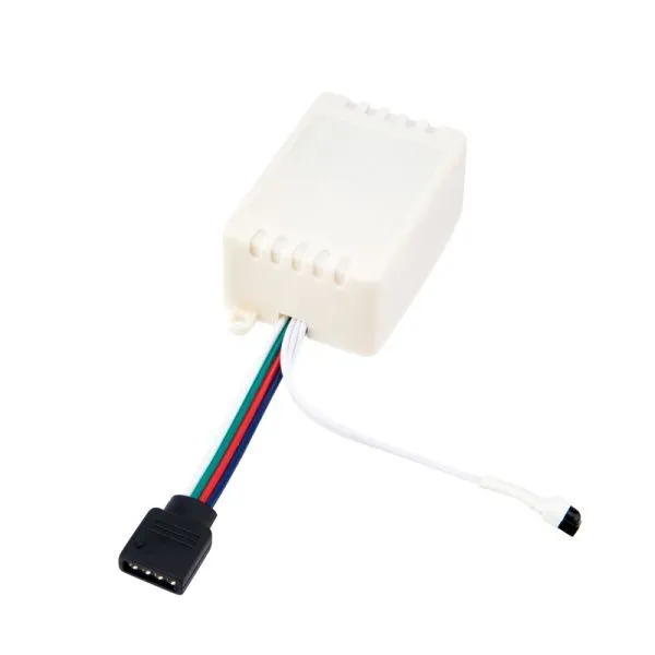 Комплект светодиодной ленты 5 м с блоком питания и RGB контроллером IP65, свечение RGB LAMPER - Фото 3