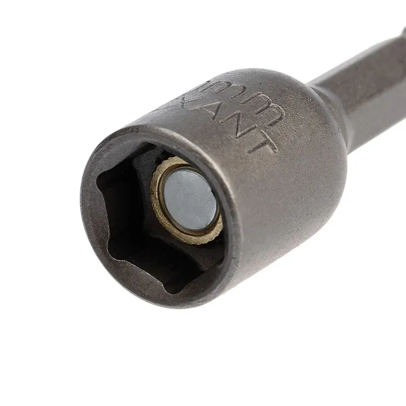 Ключ-насадка 1/4" магнитная 10х48мм (20 шт/уп ) REXANT - Фото 3