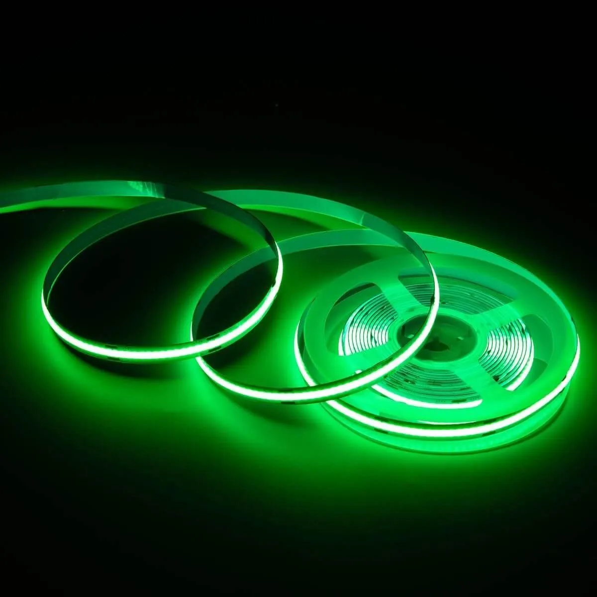 Лента светодиодная COB 352д/м 24В IP20 5м зеленый Apeyron