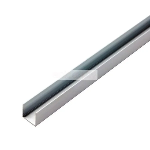 Короб алюминиевый для гибкого неона 15х26мм, длина 1 метр (цена за 1 шт.)