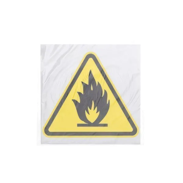 Наклейка знак пожарной безопасности «Пожароопасно» 150х150х150 мм REXANT - Фото 2