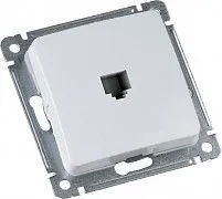 MASTER бел. Розетка тел. 1*RJ11 РСТ-400