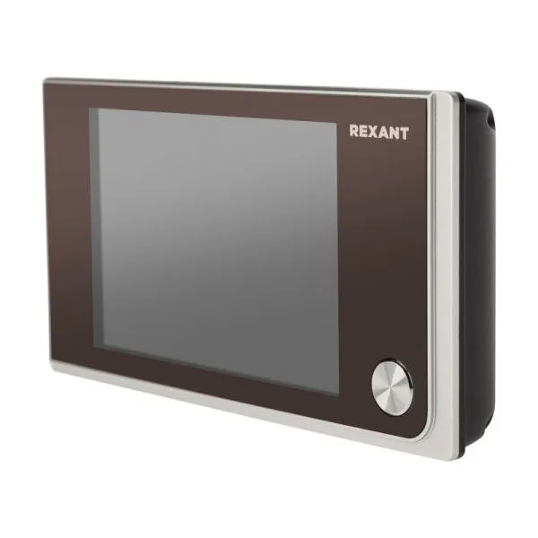 Видеоглазок дверной REXANT (DV-114) с цветным LCD-дисплеем 3.5", широкий угол обзора 120° - Фото 3