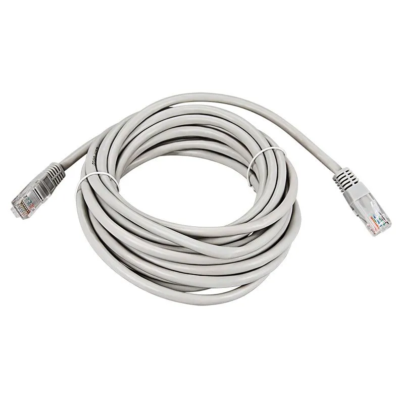 Шнур коммутационный, патч-корд U/UTP RJ45-RJ45, CAT 5e, PVC серый, 7м REXANT - Фото 2