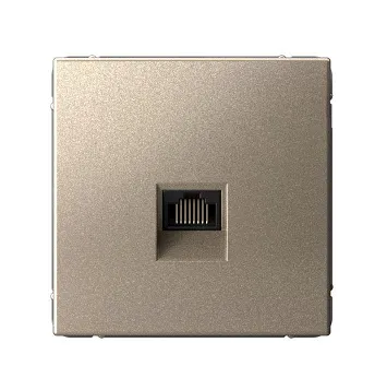 Розетка компьютерная ArtGallery RJ45 кат.6A механизм шампань SE GAL000586