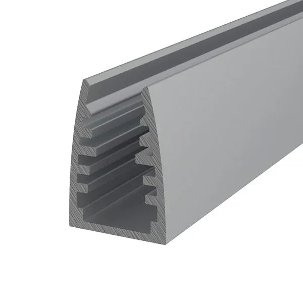 Профиль алюминиевый для стекла 18х13 мм 2 м (заказывать отдельно заглушки 146-238-1) REXANT