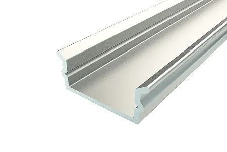 Профиль алюминиевый накладной 16х6 мм 2 м (заказывать отдельно рассеиватель 146-250, заглушки 146-249-1) REXANT - Фото 2