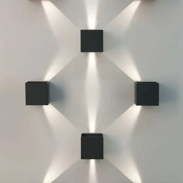 Светильник светодиодный уличный настенный Winner черный 1548 TECHNO LED Elektrostandard - Фото 2