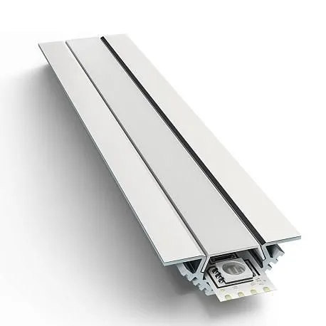 Профиль алюминиевый  угловой, накладной, серебро, 28,5х10,4мм, 2м, шир. ленты до 10мм - Фото 2