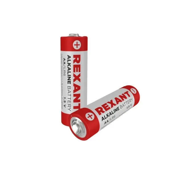 Батарейка алкалиновая AA/LR6, 1,5В, 4 шт, блистер REXANT - Фото 2
