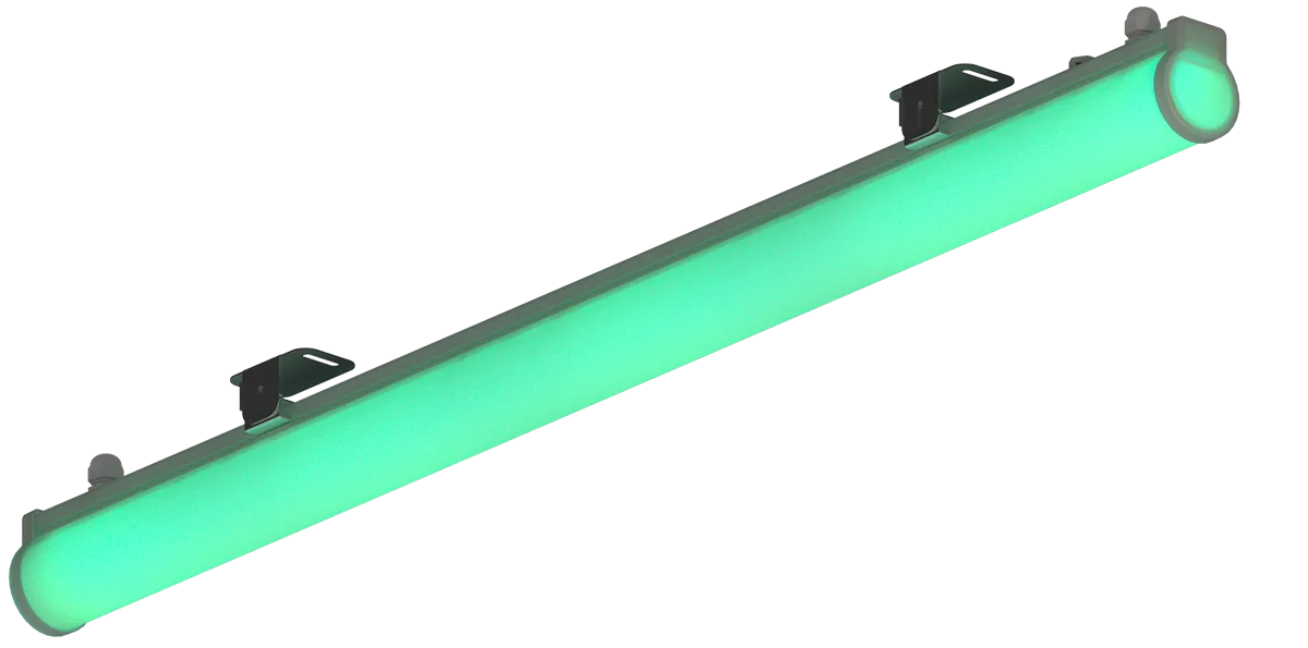 Светильник L-contour 550/7,8/Д/Green/03/A1-B2/24DC IP66 DMX512 LEDEL