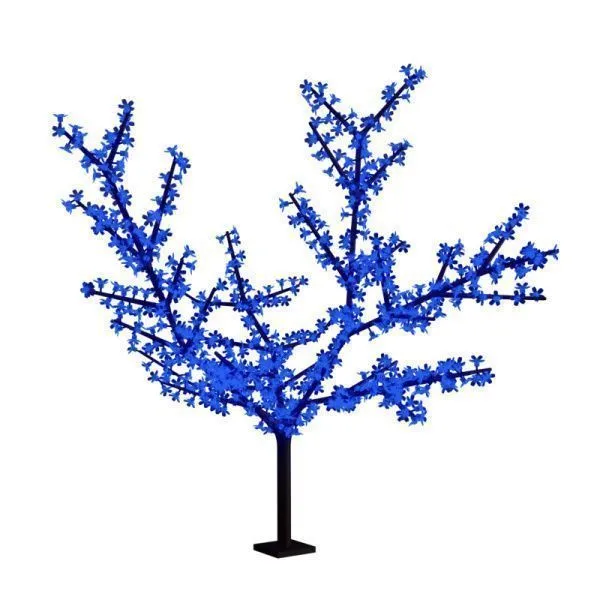 Светодиодное дерево Сакура, высота 1,5м, диаметр кроны 1,8м, синие светодиоды, IP 65, понижающий трансформатор в комплекте NEON-NIGHT - Фото 2