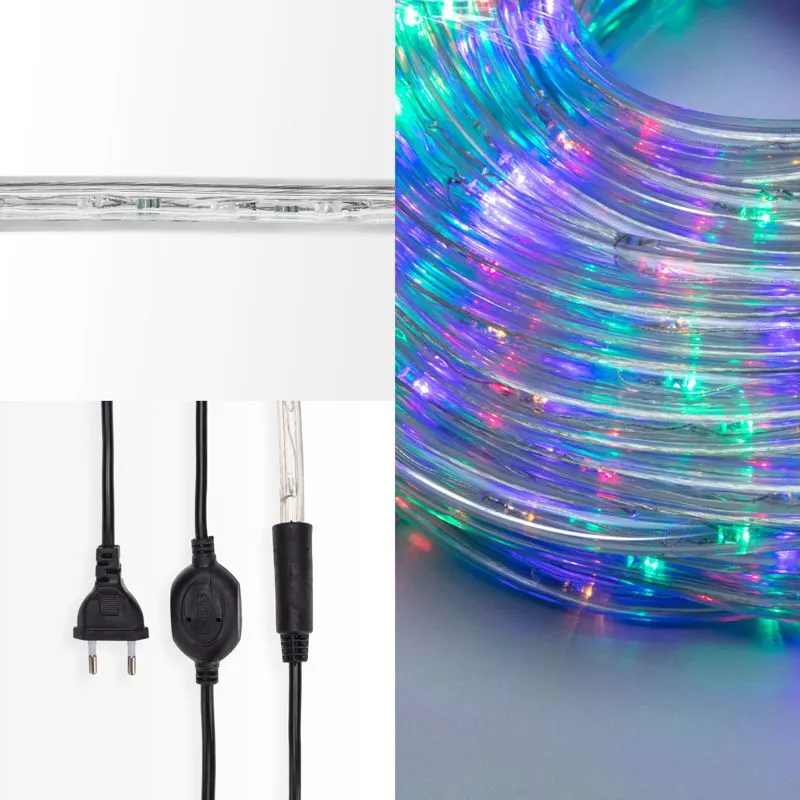 Дюралайт LED фиксинг (2W), 24 LED/м, мульти (RYGB), 10 м - Фото 3