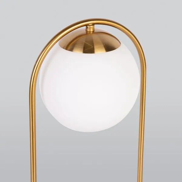 Настольная лампа с круглым плафоном 01138/1 золото Eurosvet