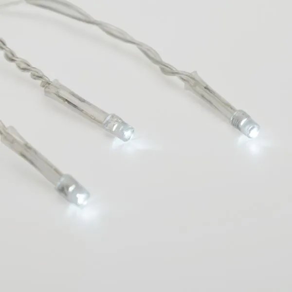 Гирлянда Твинкл Лайт 6 м, прозрачный ПВХ, 40 LED, цвет Белый - Фото 7