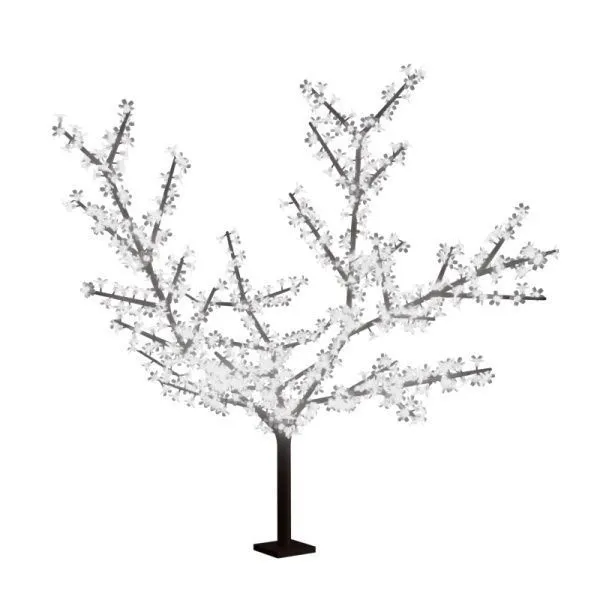 Светодиодное дерево Сакура, высота 1,5м, диаметр кроны 1,8м, белые светодиоды, IP 65, понижающий трансформатор в комплекте NEON-NIGHT - Фото 2