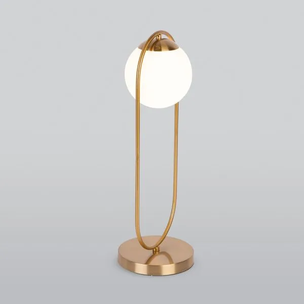 Настольная лампа с круглым плафоном 01138/1 золото Eurosvet - Фото 2
